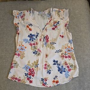 Daniel Rainn Multicolor Floral Blouse